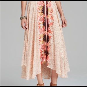 Freepeople Maxi Skirt with Floral Print